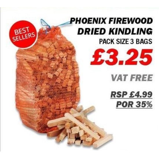 Phoenix firewood dried kindling 